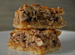 Coconut Pecan Chocolate Chunk Bars