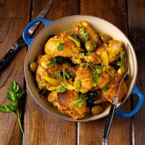 Chicken Tagine with Olives and Lemons