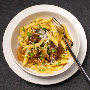 Penne with Sausage, Fennel and Pecorino